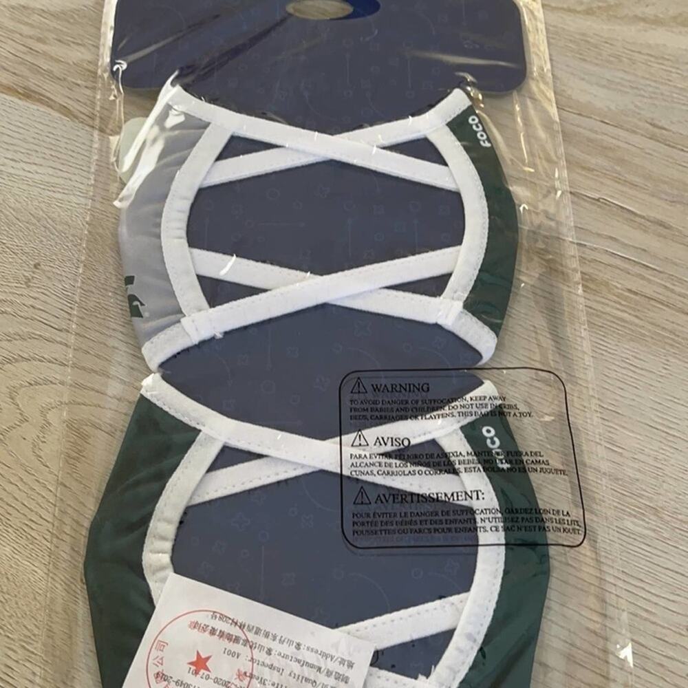 MICHIGAN STATE SPARTANS Adult 3-Pack Face Masks - Picture 3 of 3